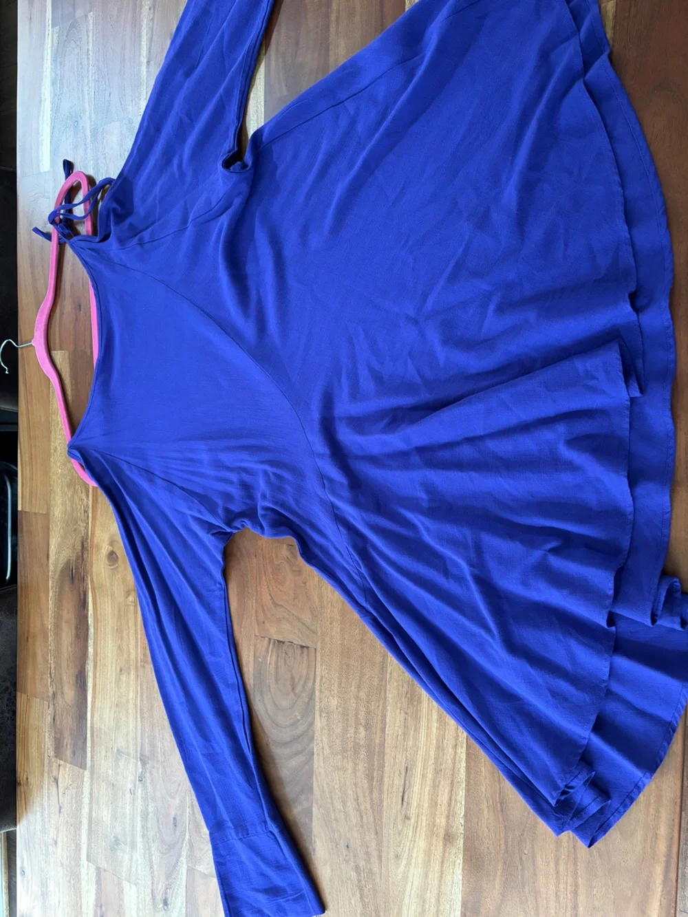 Free People Purple Cold Shoulder Boho Mini Dress Tie Strap - Size M/L*